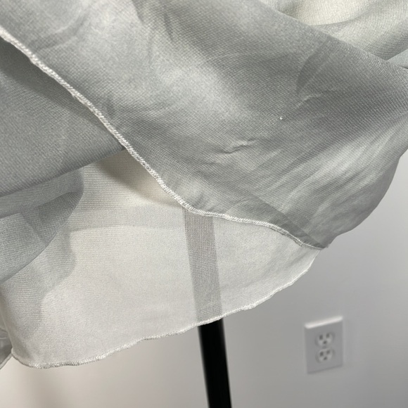 Sheer Short Sleeve Blouse Dress Size Medium - Picture 4 of 10